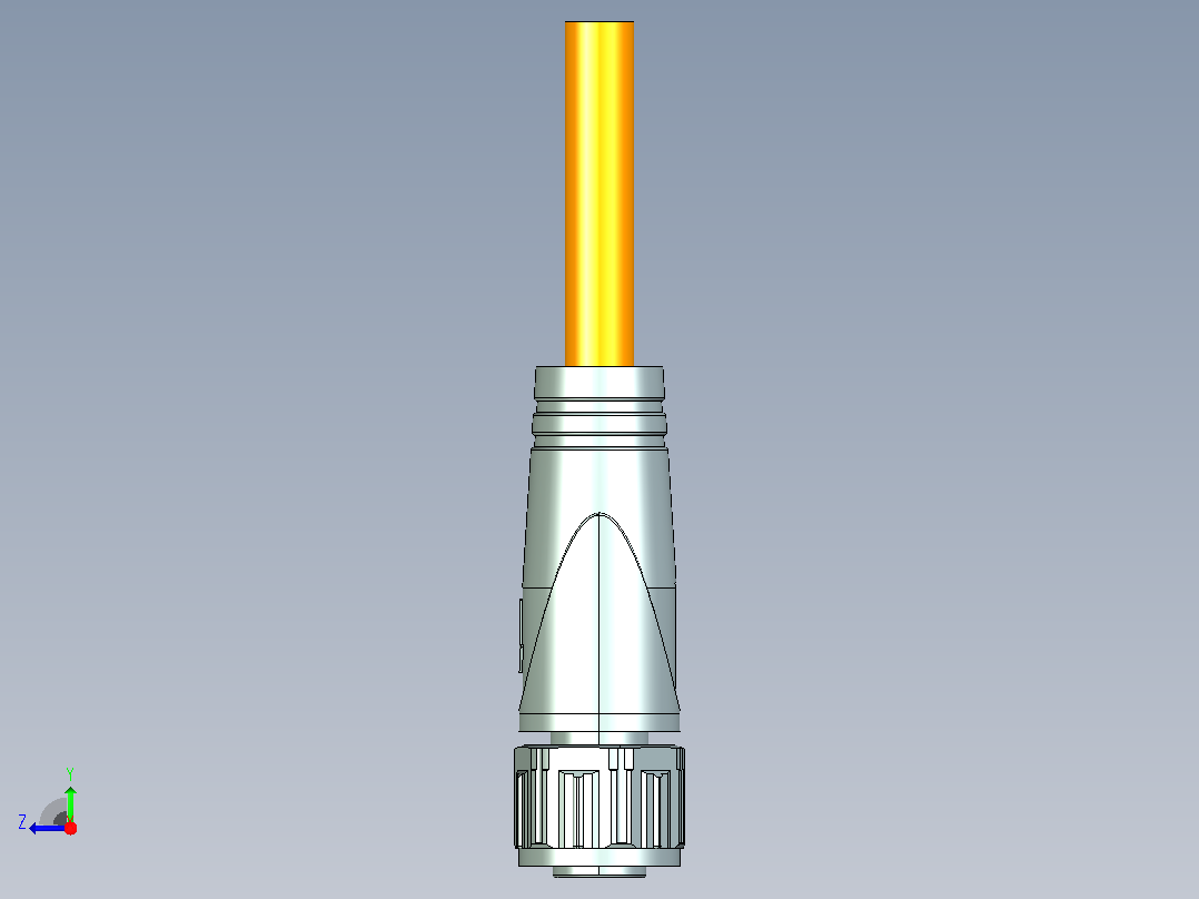 激光传感器ZHR20右视图