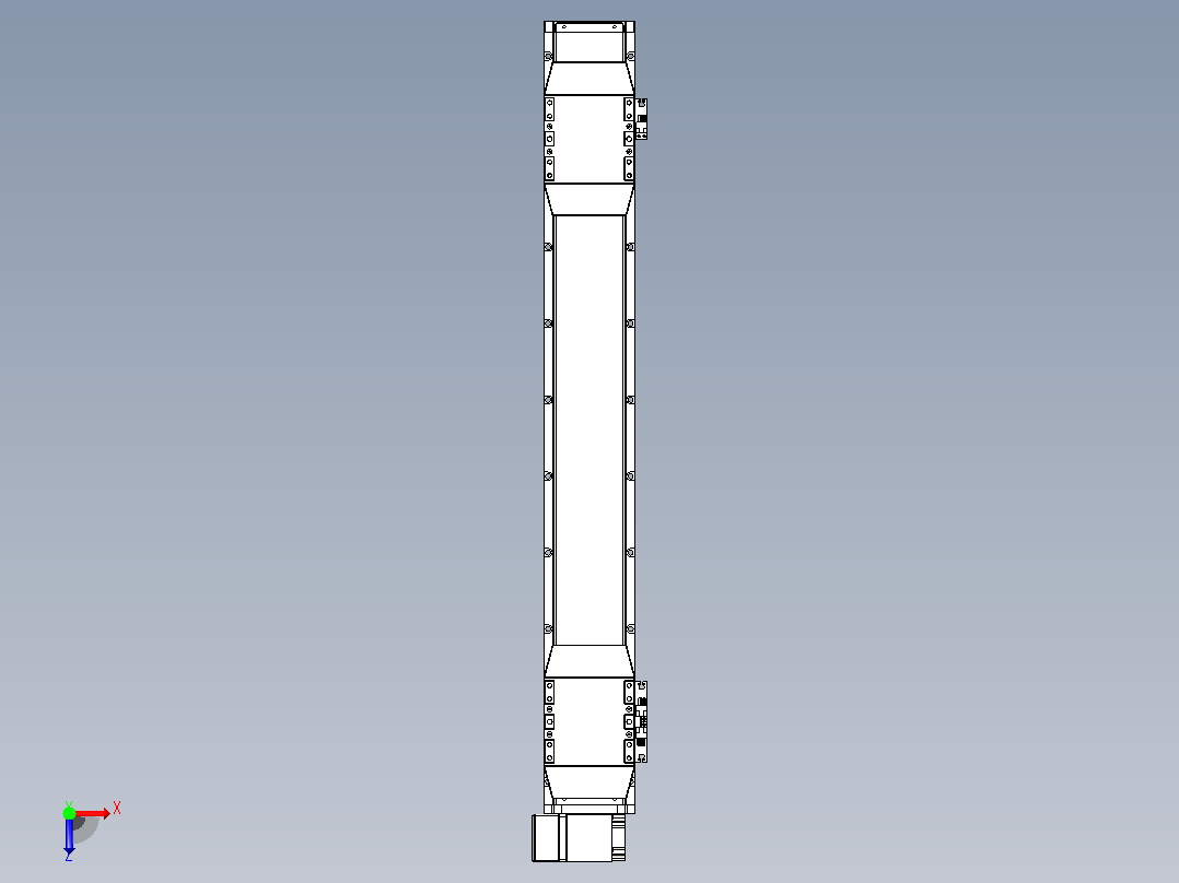 皮带直线轴双滑块型TPA-GCBS-120-P70-L275-LP-M20-N3俯视图
