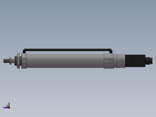 10Y-1V系列小型气缸(带阀型)[10Y-1VSD40N200A8-SD]右视缩略图
