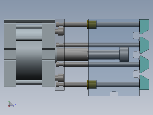 铣床夹具左视缩略图