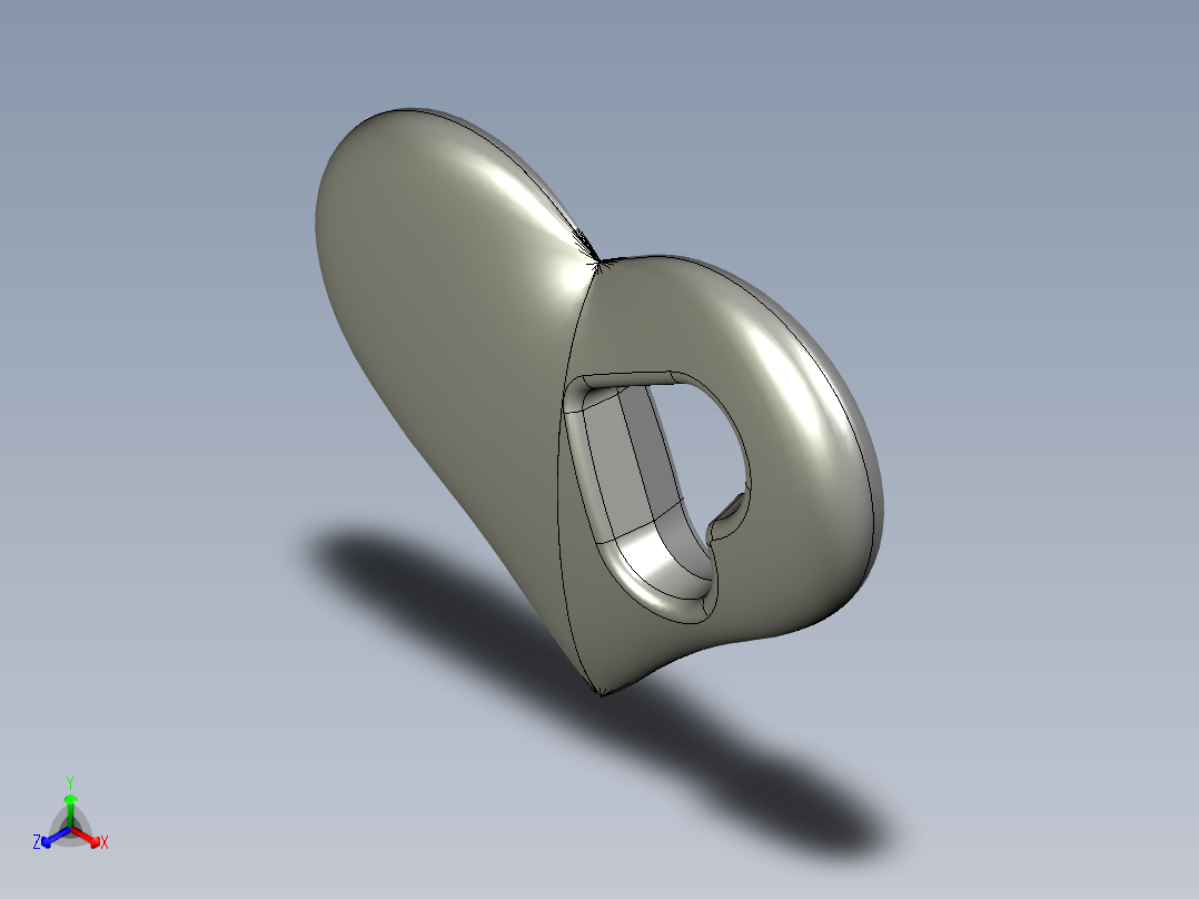 solidworks 心形模型