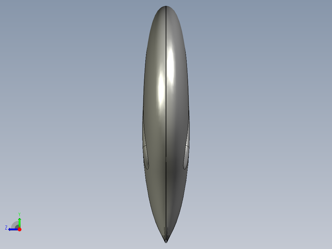 solidworks 心形模型右视图