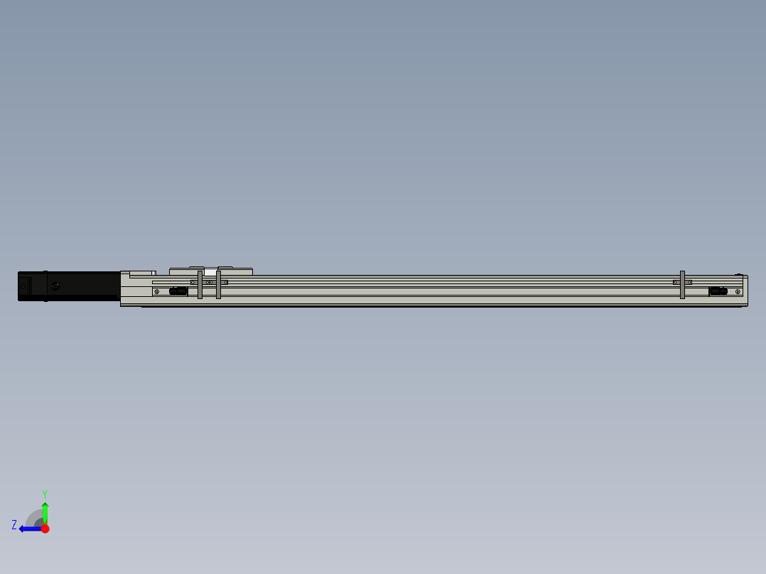 Toyo东佑达直线模组-ECH6-650-BC+煞車-M5右视图