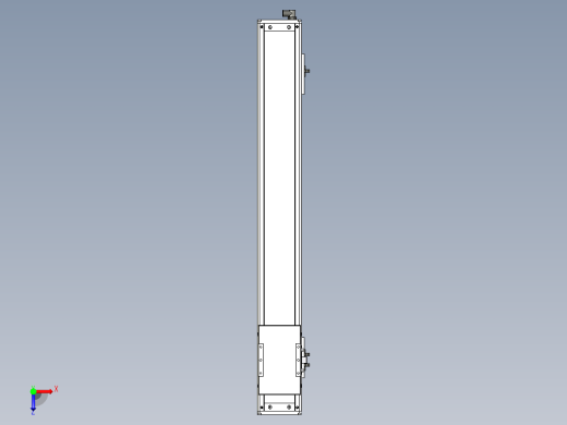 Toyo东佑达直线模组-ECH10-700-BM-100W俯视缩略图