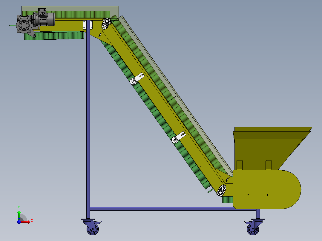 H646 提升机前视图