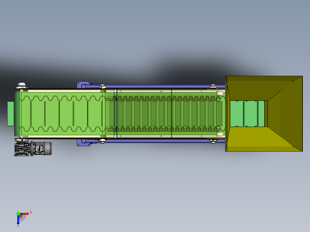 H646 提升机俯视图