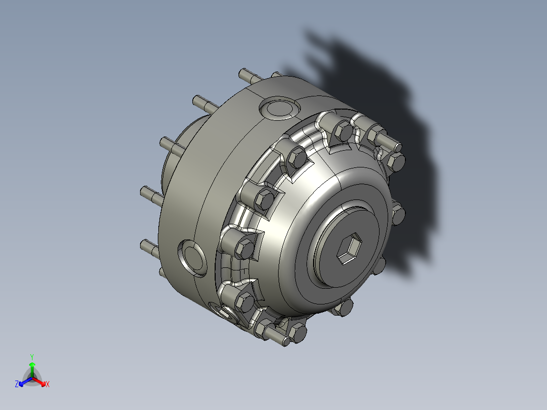 减速器正等轴测图