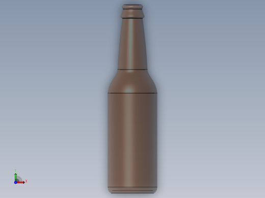 啤酒瓶前视缩略图