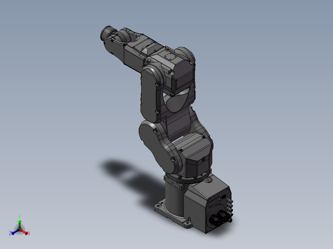 机器手正等轴测图
