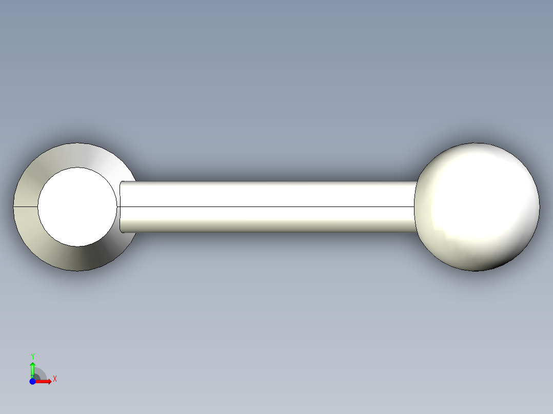 把手2443-3D多系列多零件图纸模型前视图