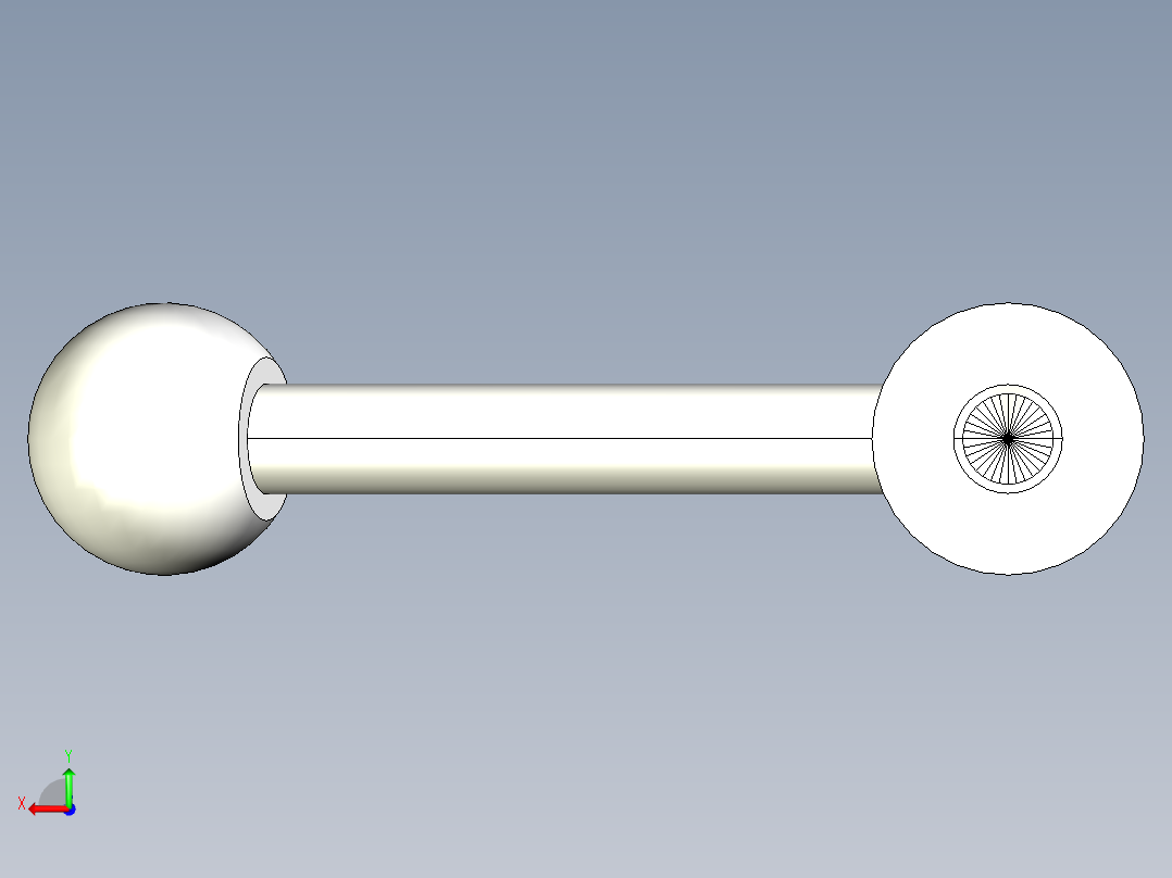 把手2443-3D多系列多零件图纸模型后视图