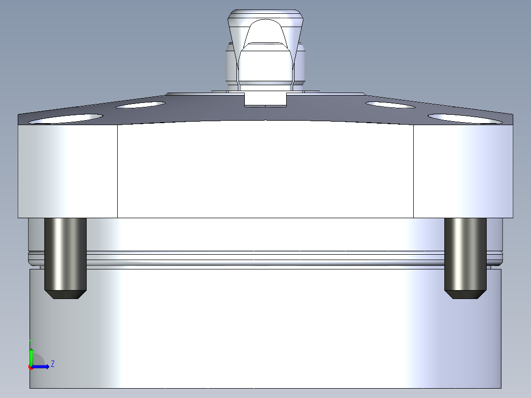 KOSMEKSWH2100-G多系列多零件图纸模型多系列多零件图纸模型左视图