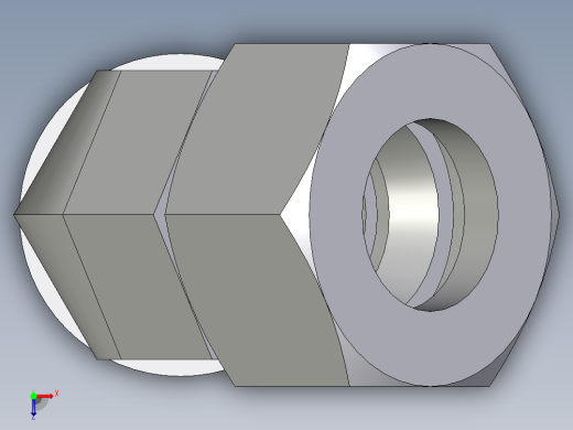卡套式工业通用硬管接头EO_Adjustable_locknut_45_deg_elbow_VEE18LRCF俯视缩略图