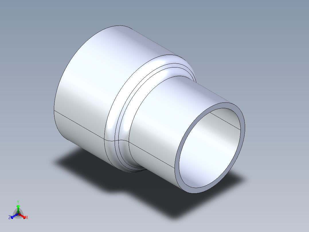 船舶管路系统S17_SeaDrainPLUS_PipeIncreaser-SpgxSpg_37E170235_4x3in Sea Drain Plus - Pipe Increaser - SpgxSpg主视图