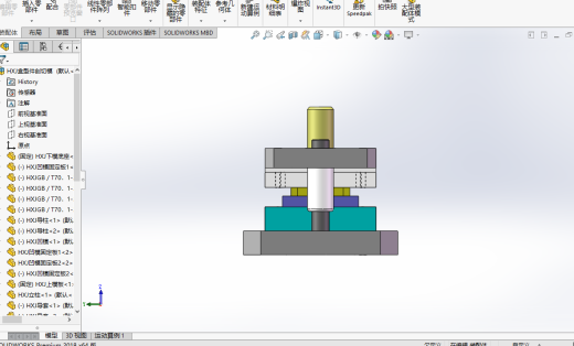 盒型件剖切模缩略图