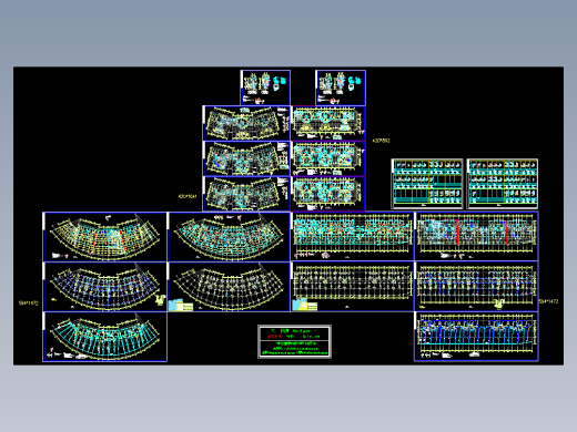 小区住宅结构平面施工图
