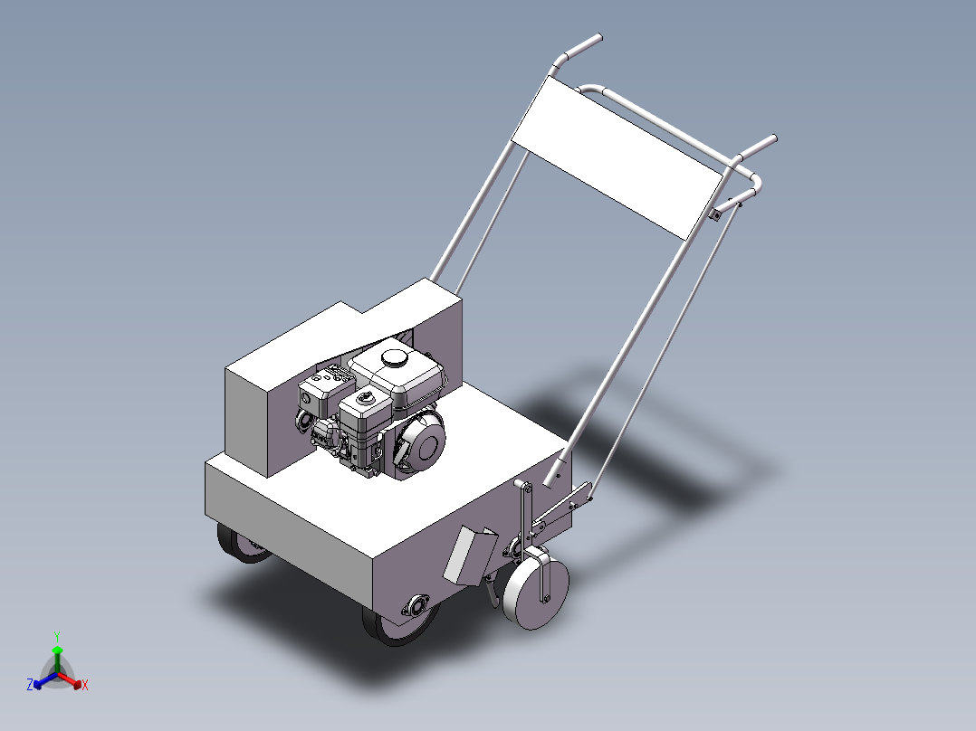 通气机正等轴测图