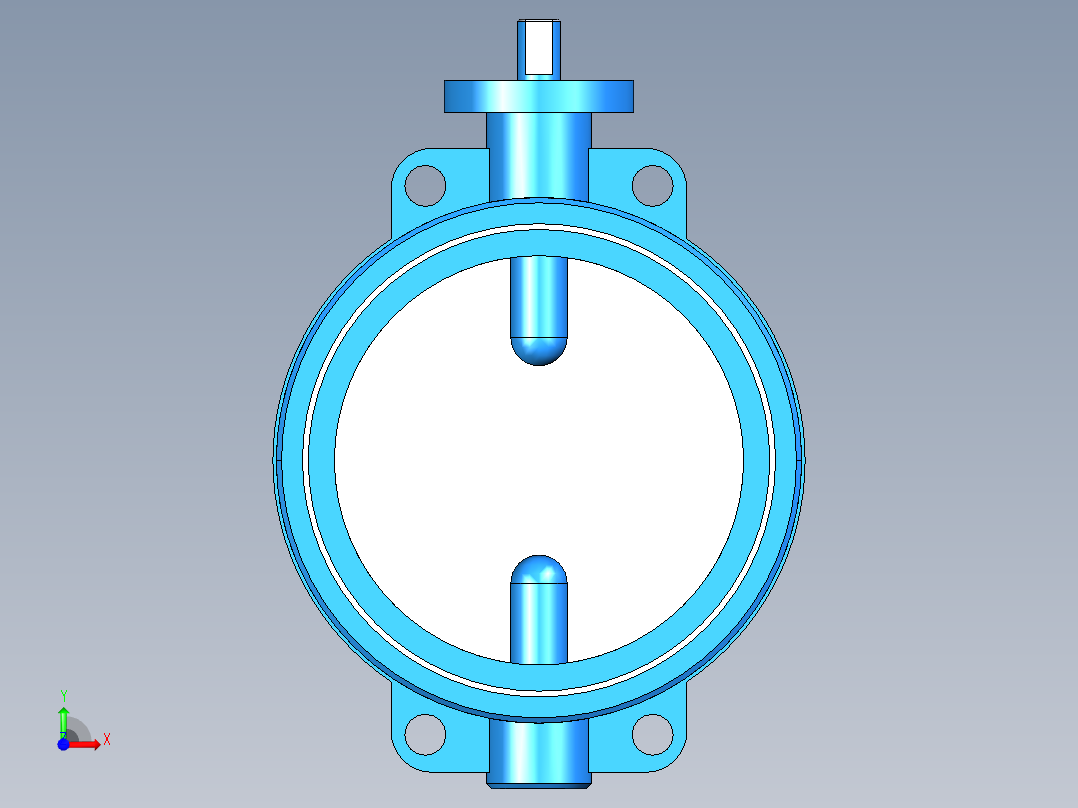 阀门模型WD71X-D_[300]前视图