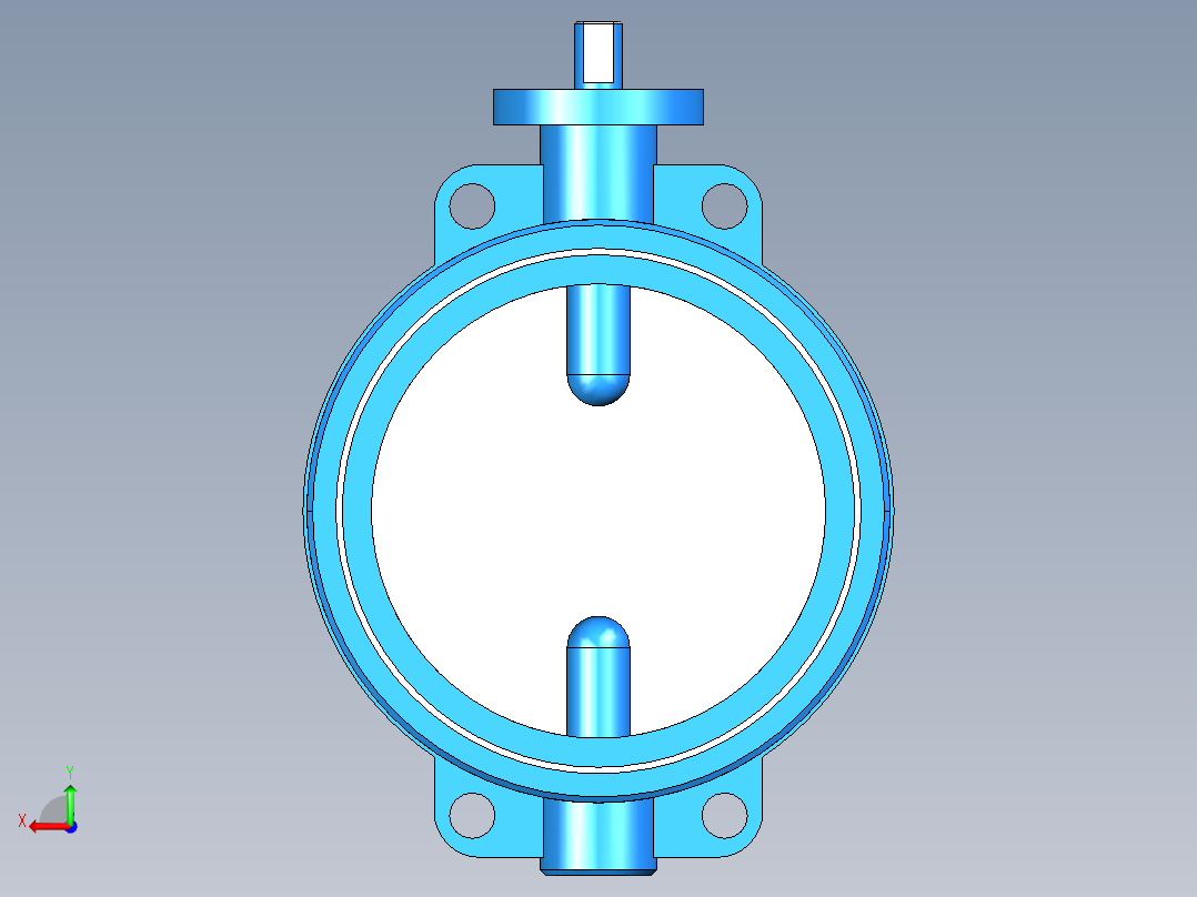 阀门模型WD71X-D_[300]后视图