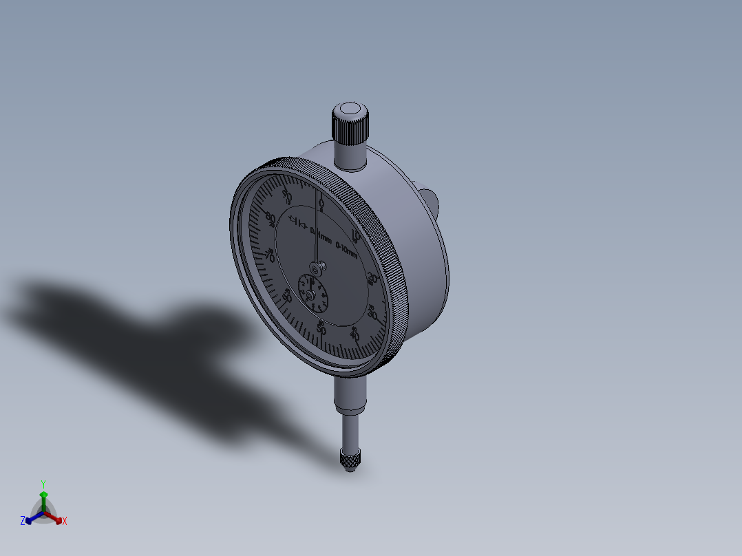 比较仪正等轴测图