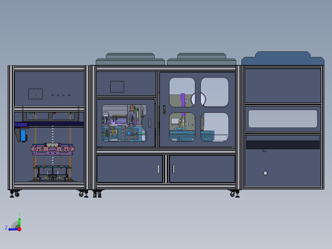 撕膜清洁机右视图