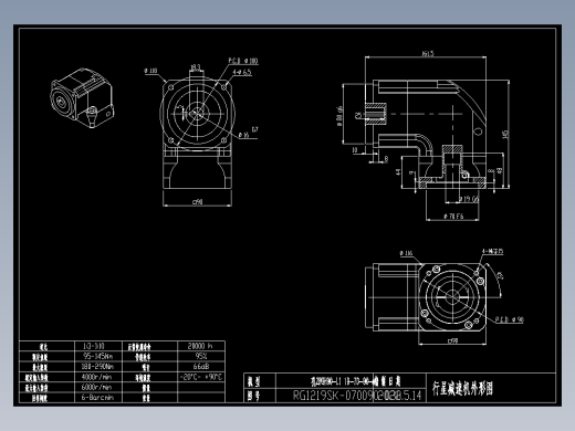 斜齿孔ZPGH090-L1 19-70-90-M6 KCZ16.DXF