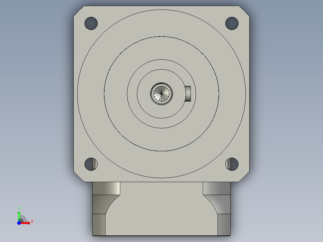 斜齿ZPGH115T-L2 19-80-100-M6.STEP前视图