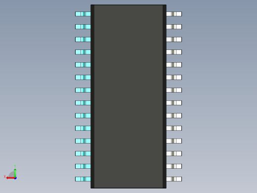 元器件3D封装SOIC28W48后视缩略图