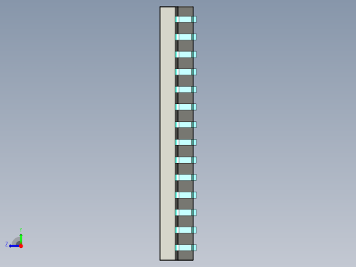 元器件3D封装SOIC28W48右视缩略图