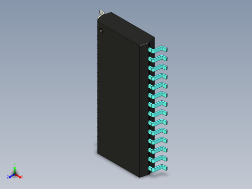 元器件3D封装SOIC28W48正等轴测缩略图