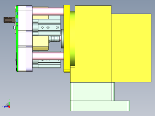 HAZEL-C笔记本CNC工装夹具三维模型-CNC5-0512右视缩略图