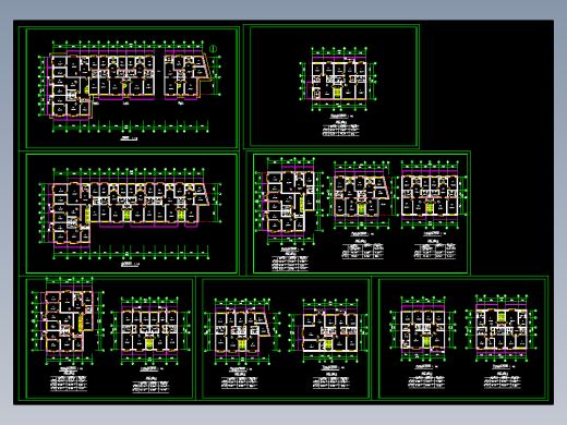 住宅户型方案施工图