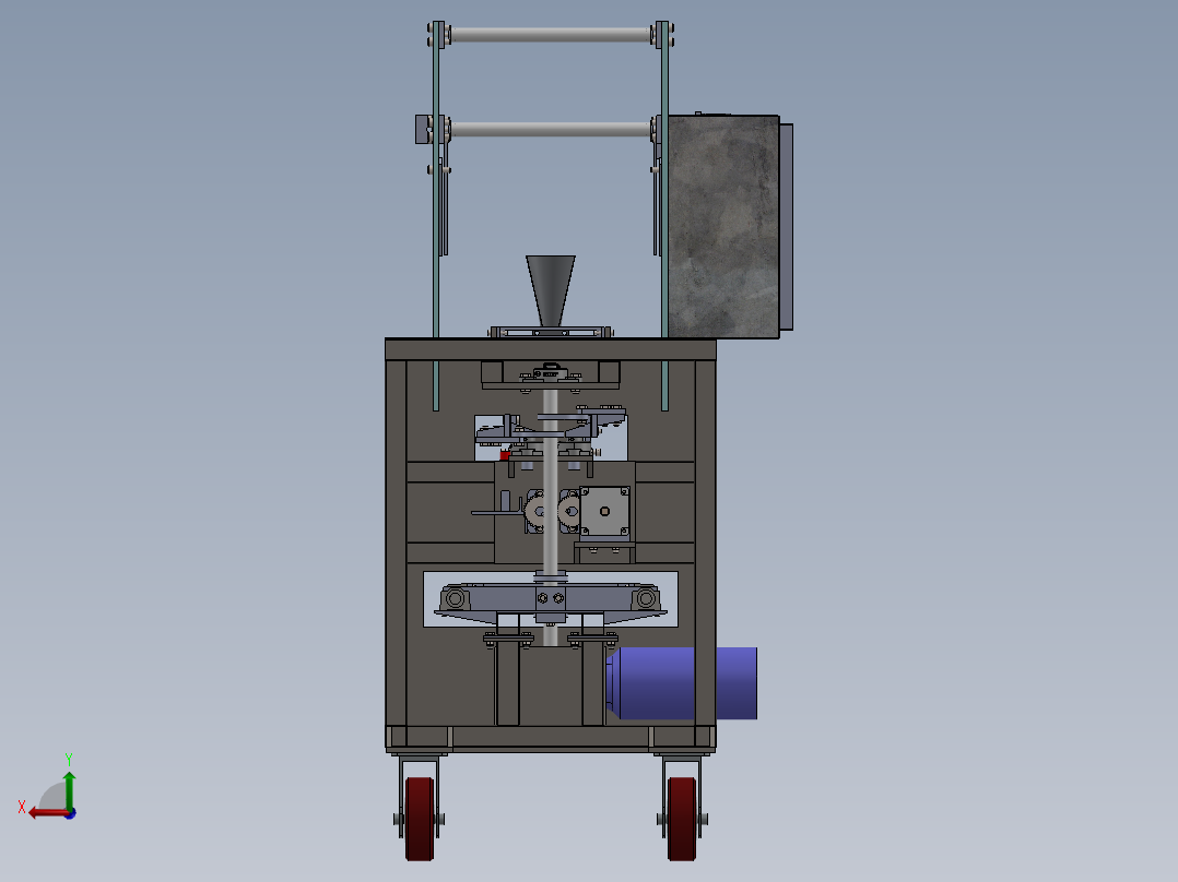 包装机sw16可编辑后视图