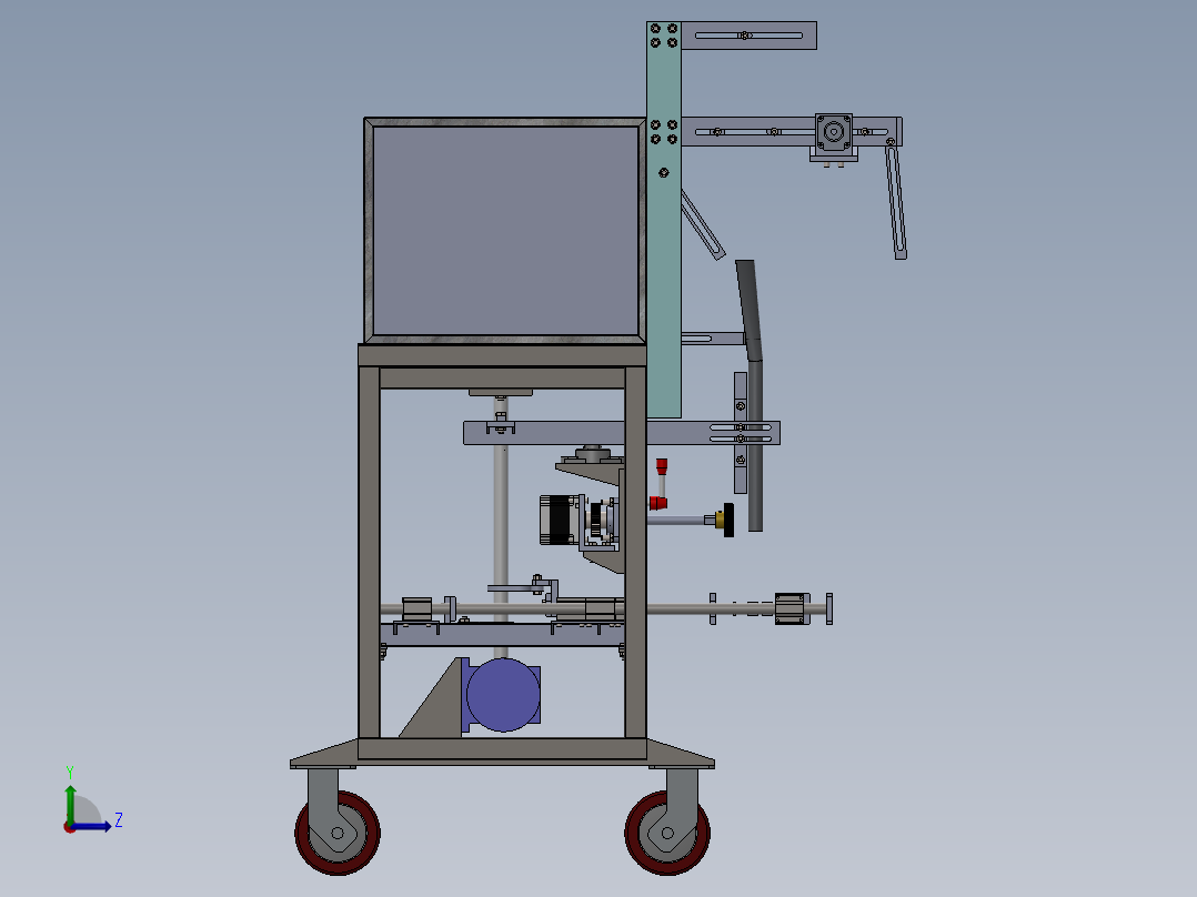 包装机sw16可编辑左视图