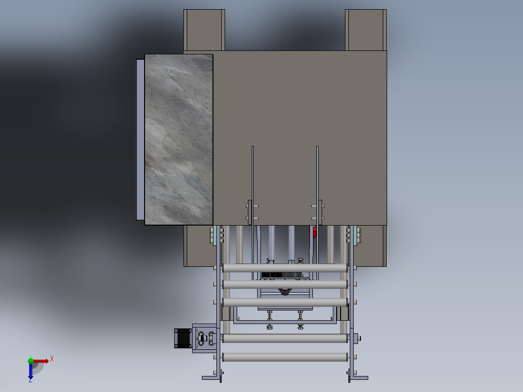 包装机sw16可编辑俯视图