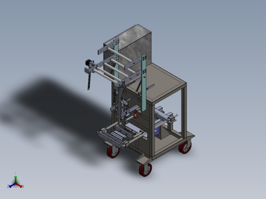 包装机sw16可编辑正等轴测缩略图