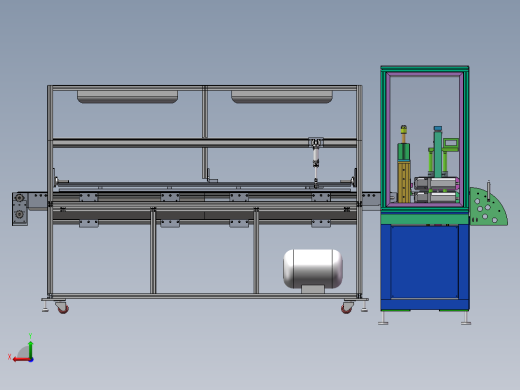 双边工作自动裁断机后视缩略图