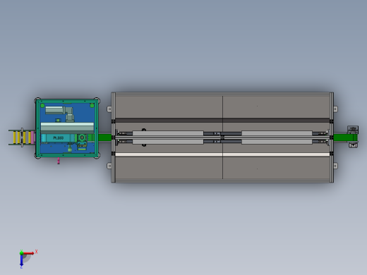 双边工作自动裁断机俯视缩略图