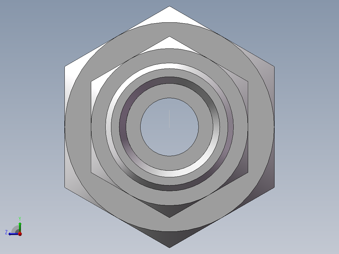 直通变径接头、2C-22-30右视图