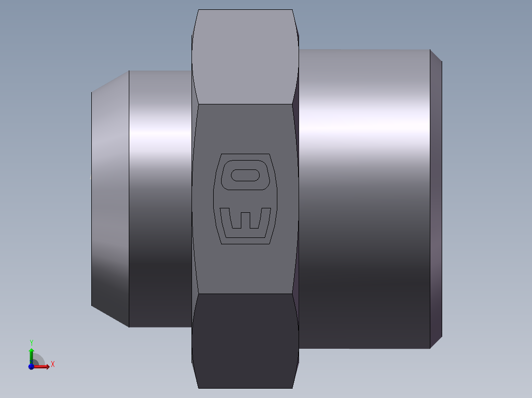 焊接直接头、1DW-42-30前视图