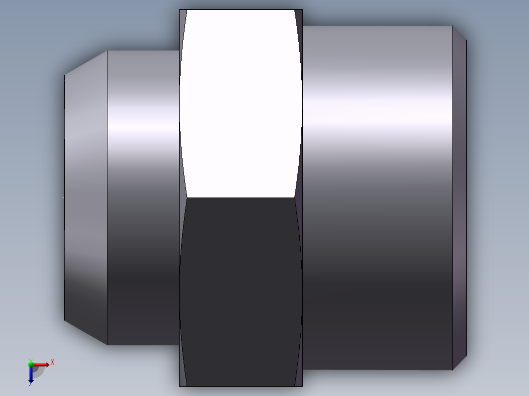 焊接直接头、1DW-42-30俯视图