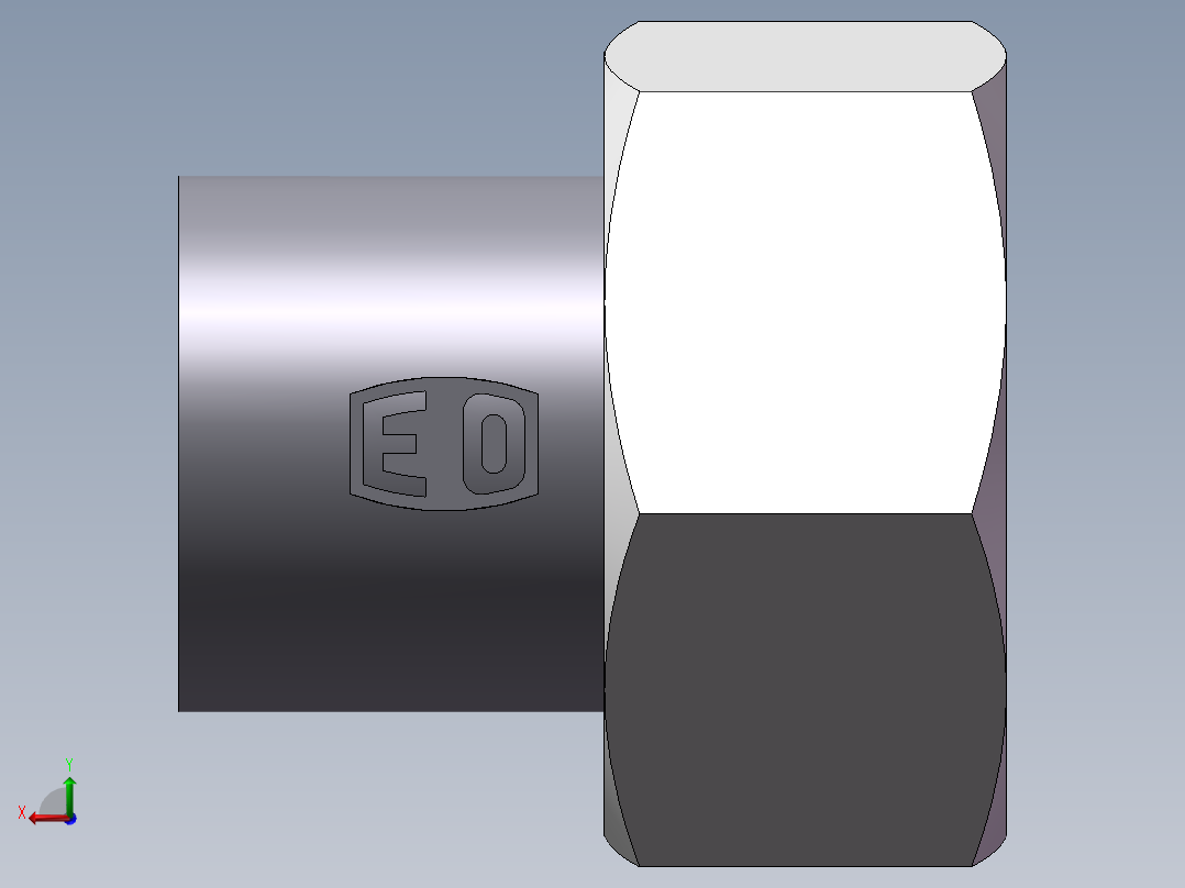 90度焊接接头、2WC-28X2.0非标后视图