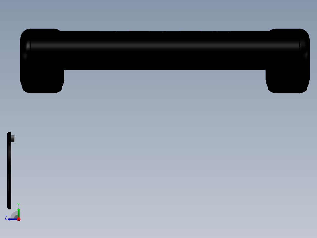 电池仓、电池(9)右视图