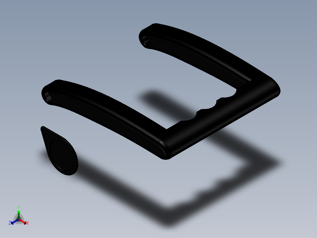 电池仓、电池(9)正等轴测图