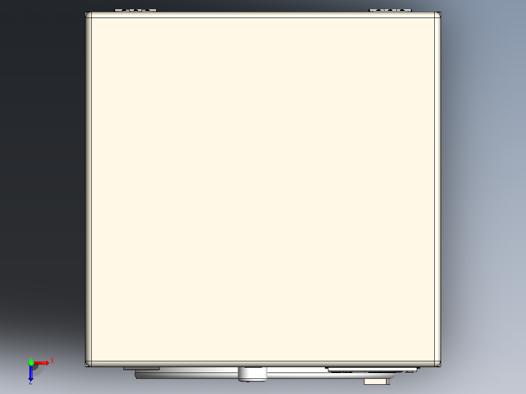 洗衣机(7)俯视图