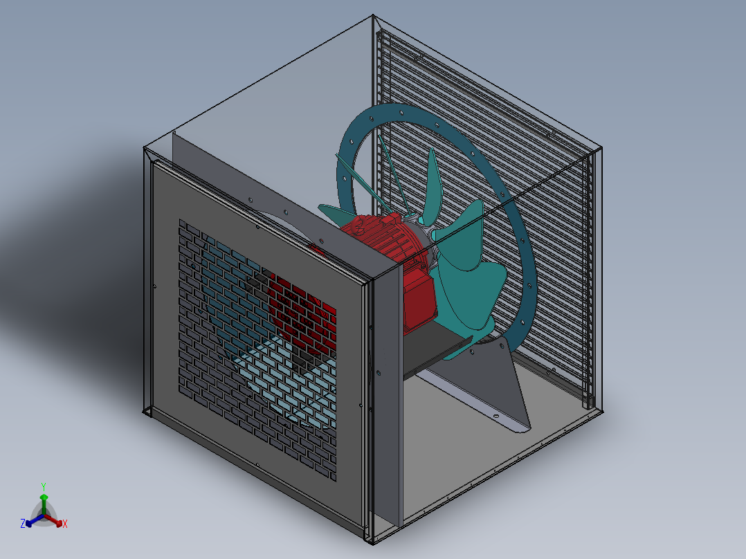 风扇(56)正等轴测图