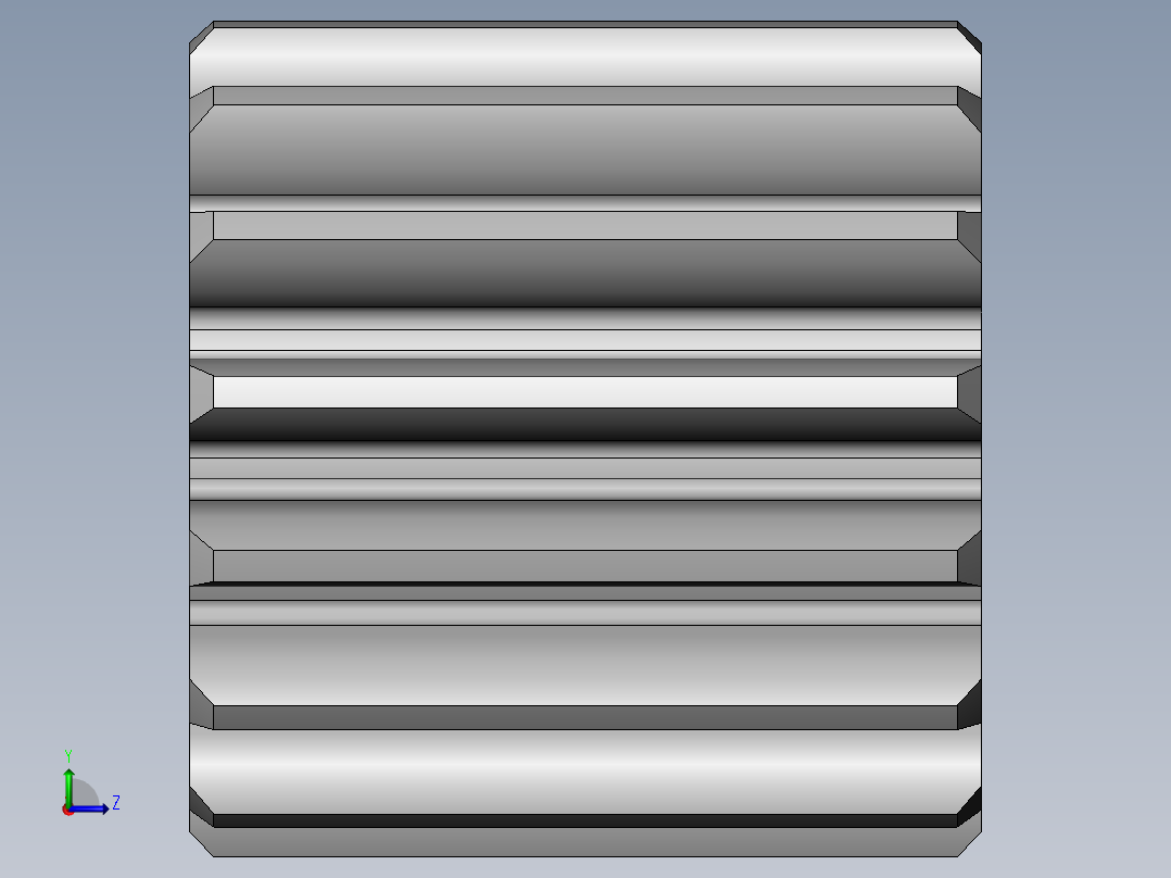 D30直齿M2X15左视图