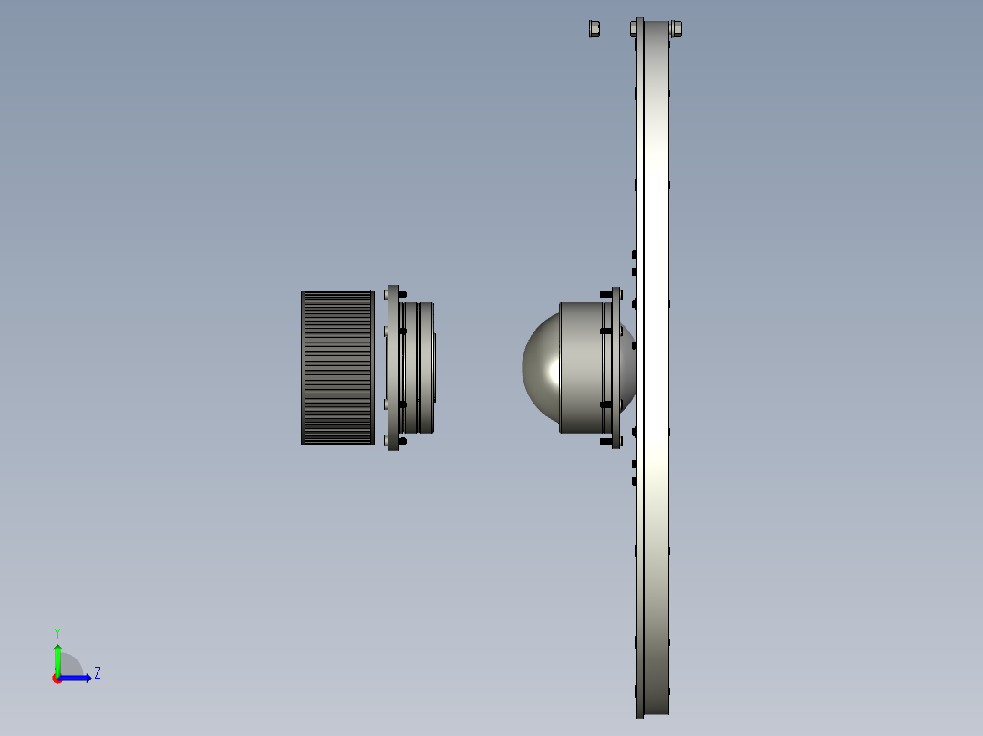 B3003480-立式带锯左视图