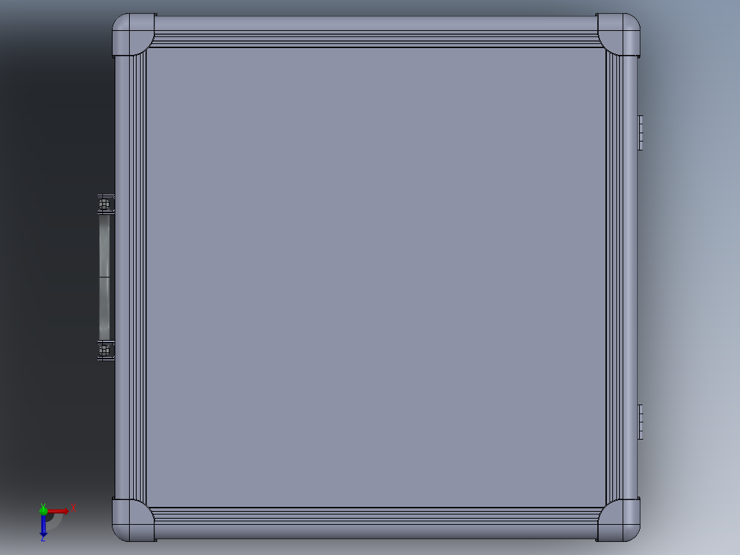 旅行箱(2)俯视图