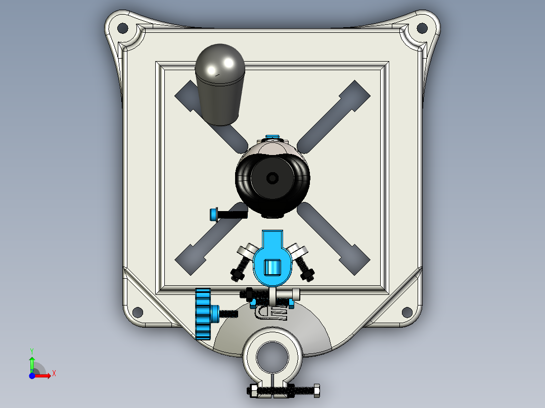 B2004065-3D打印钻床前视图